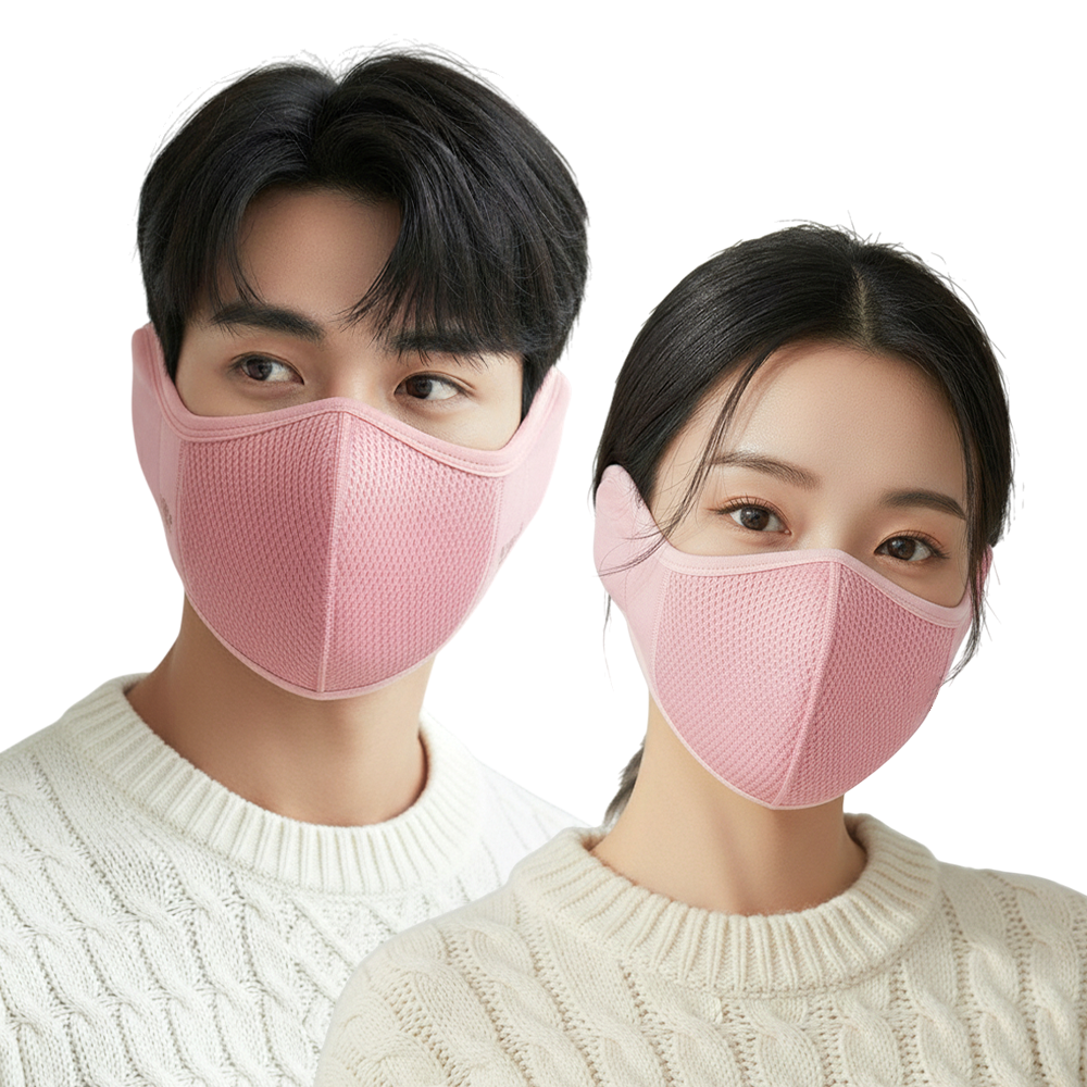 믿추 오토바이 골프 방한마스크 겨울용 귀마개마스크 러닝 자전거 등산 안면 기모 방풍형 - 상세 이미지 3