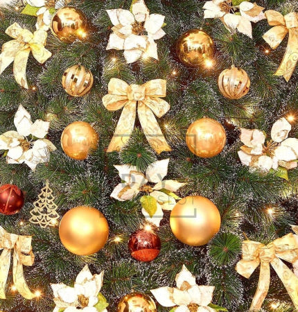 [트렌디프레소 협력사]데이슬롯 골드 트리장식세트 300cm 트리장식소품세트