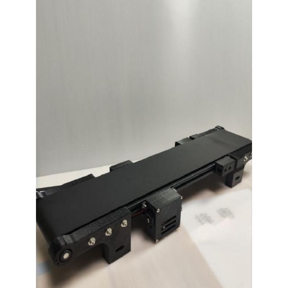 미니 컨베이어 벨트 소형 기기 기계 부품 운반 조립라인 200x80mm / 속도조절 및 양방향 - 메인 이미지