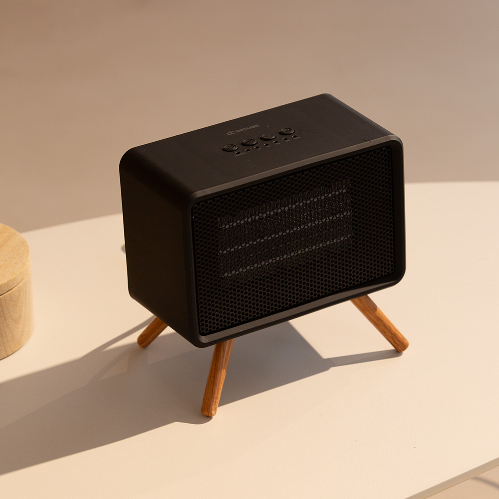 디큐브 PTC 미니 탁상용 온풍기 사무실 난방기 소형 손히터 실내 - 상세 이미지 5