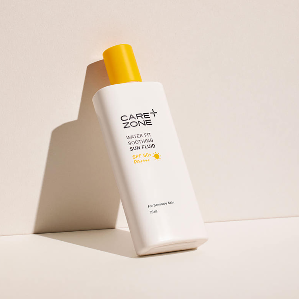 케어존 워터핏 수딩 선플루이드 70 mL + 31 mL (SPF 50+/PA++++) 이미지 7