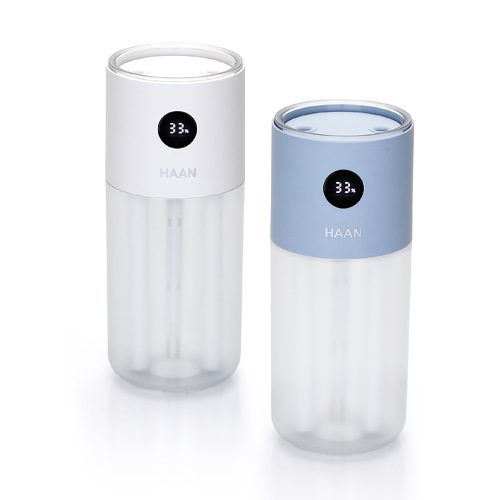 한경희 무선 듀얼가습기 초음파 무드등 탁상용 간편세척 차량용 가습기 HTM-800C