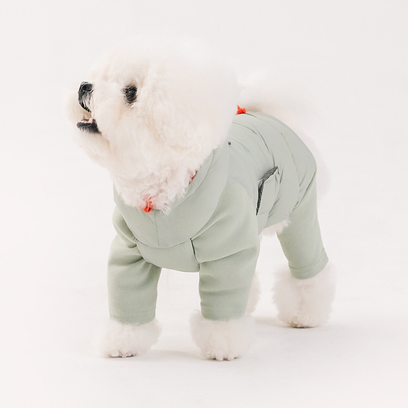 바잇미 LATTA 올인원 강아지패딩 강아지겨울옷 애견 라임