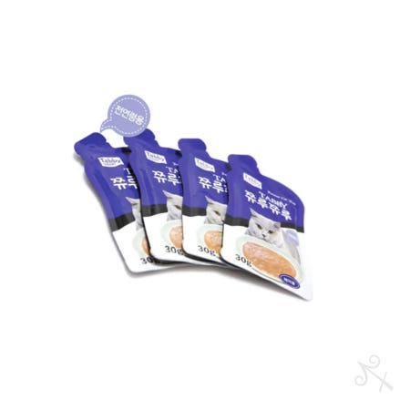 캔캔토토 테비 쮸루쮸루 헤어볼 30gX12개 짜먹는간식 고양이먹이 활력영양제