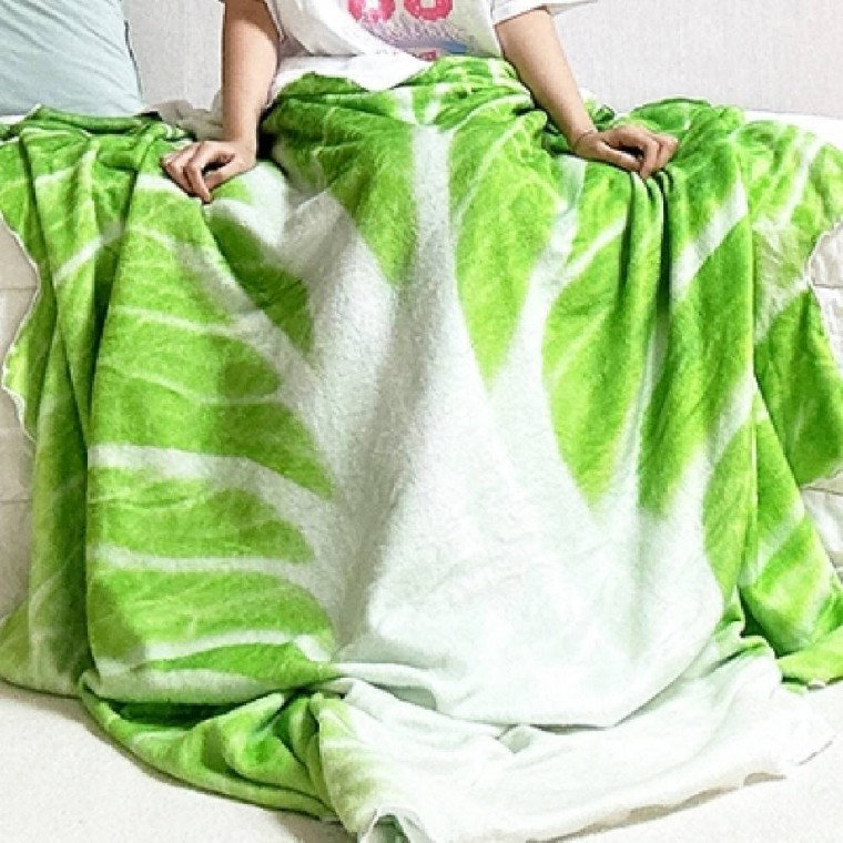 소 중-배추이불 특이한담요 웃긴담요 담요이불 무릎담요 겨울담요 - 메인 이미지