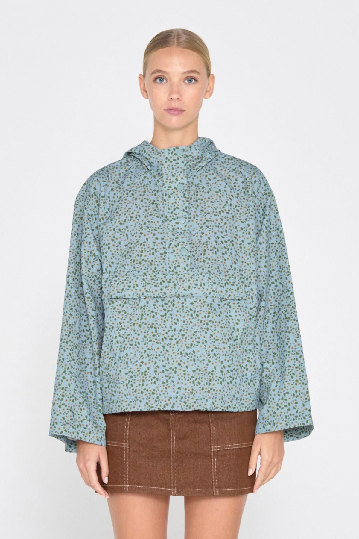 타이니코튼 플라워 패턴 라이트 자켓 AW24-672P24 ONE COLOR - 상세 이미지 5