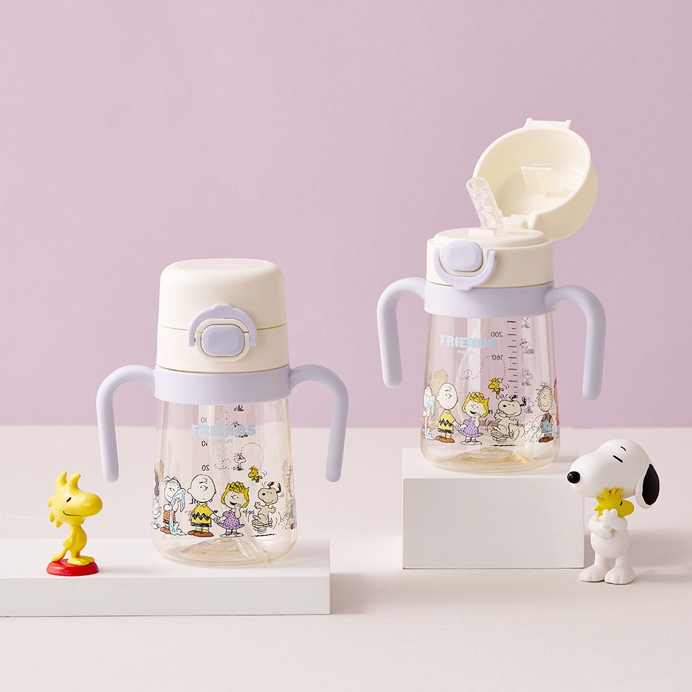 락앤락 스누피 리틀럽 원터치 양손빨대컵 (HAP917BLU)