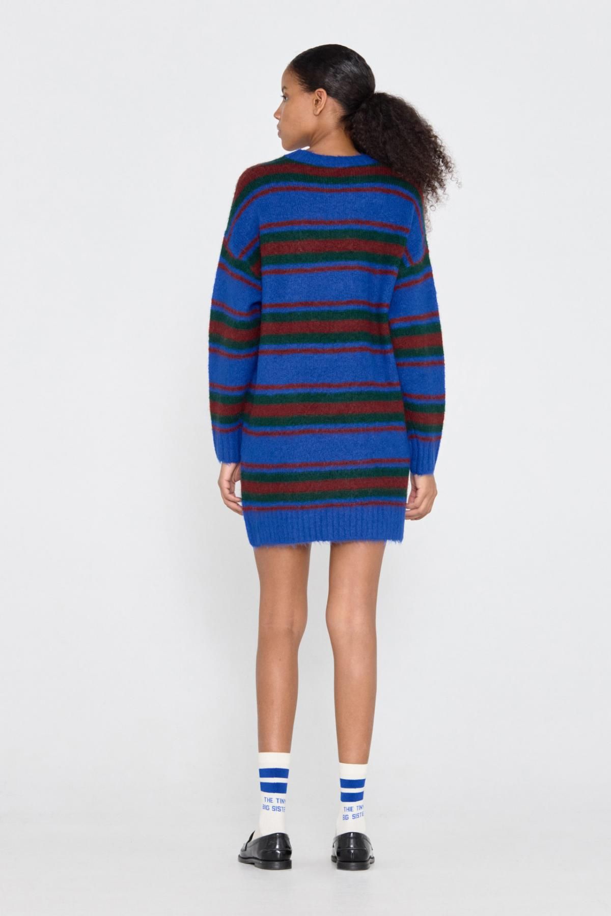 타이니코튼 스트라이프 니트 미니 원피스 루카 AW24-721J29 ONE COLOR - 상세 이미지 4