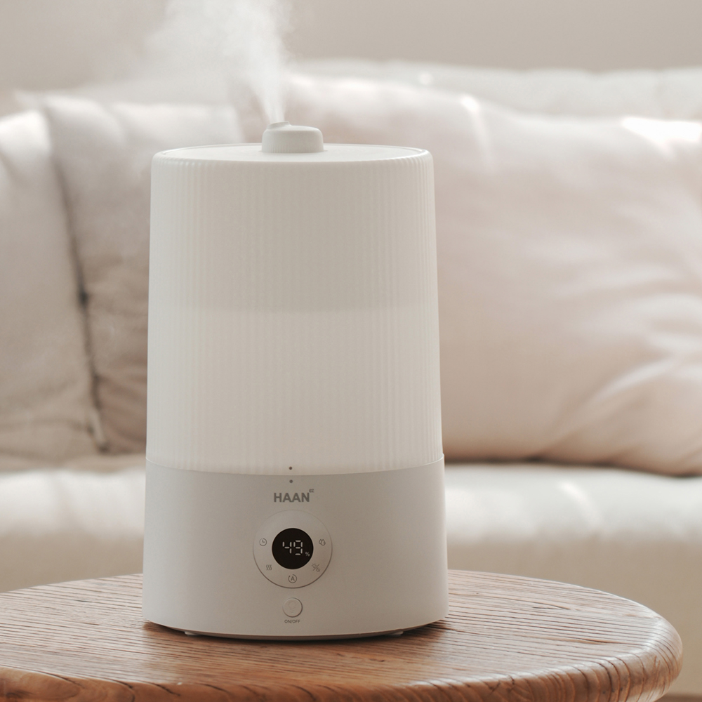 간편세척 4L 대용량 복합식 가습기 신생아 저소음 가습기 물멍 무드등 HD700HA