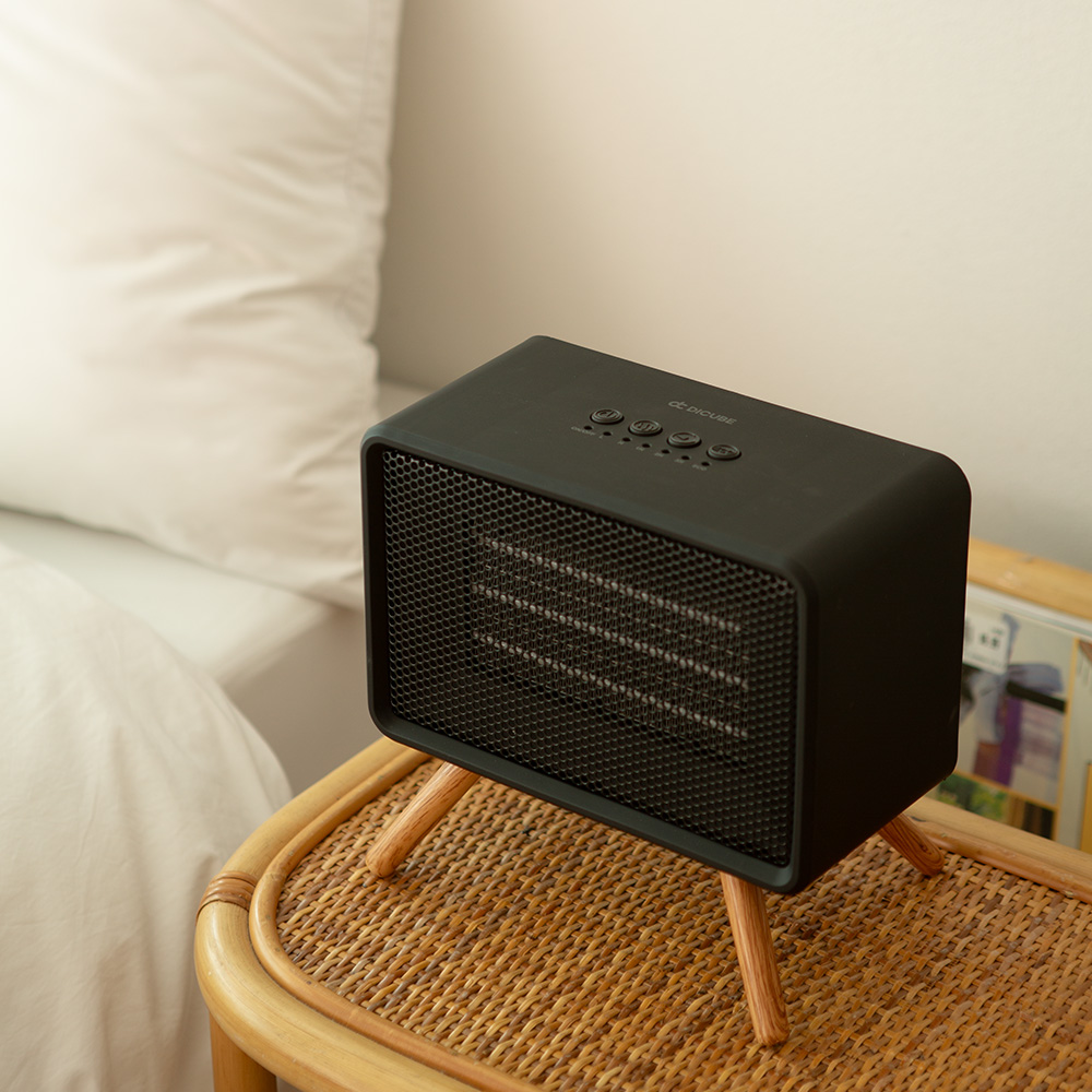 디큐브 PTC 미니 탁상용 온풍기 사무실 난방기 소형 손히터 실내 - 상세 이미지 3