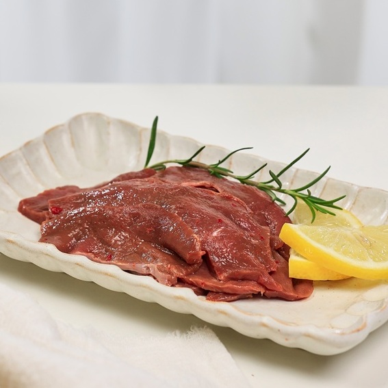 육향 가득 한우염통구이 200g 캠핑 안주 곱창 - 메인 이미지