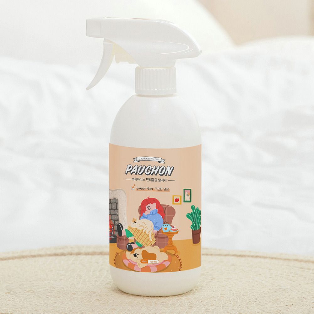 뽀숑하우스 강아지 고양이 탈취제 500ml 포근한낮잠 외 4가지향 오줌 배변냄새 악취 탈취 - 상품 이미지