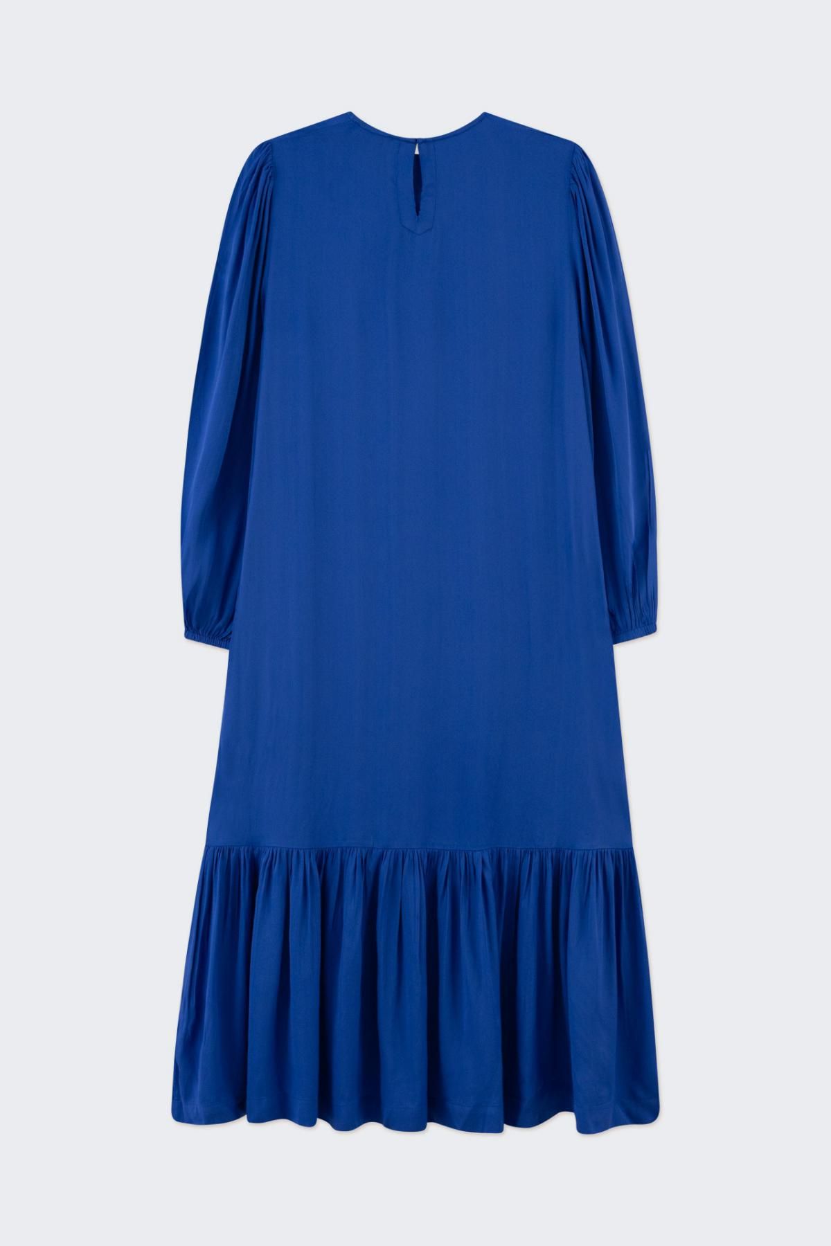 타이니코튼 러플 미디 원피스 블루 AW24-606J29 ONE COLOR - 상세 이미지 2