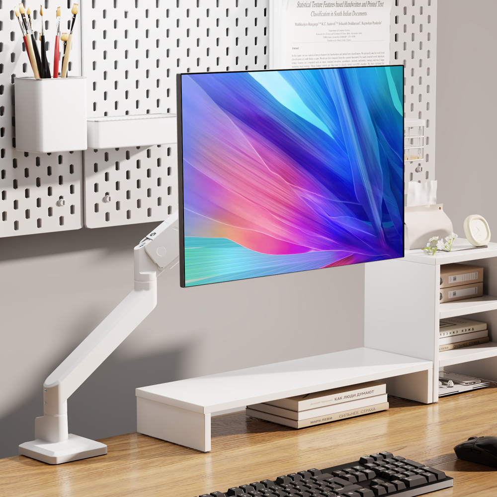 루나랩 모니터암 거치대 베사홀 노트북 싱글 고중량 프리즘 모니터암