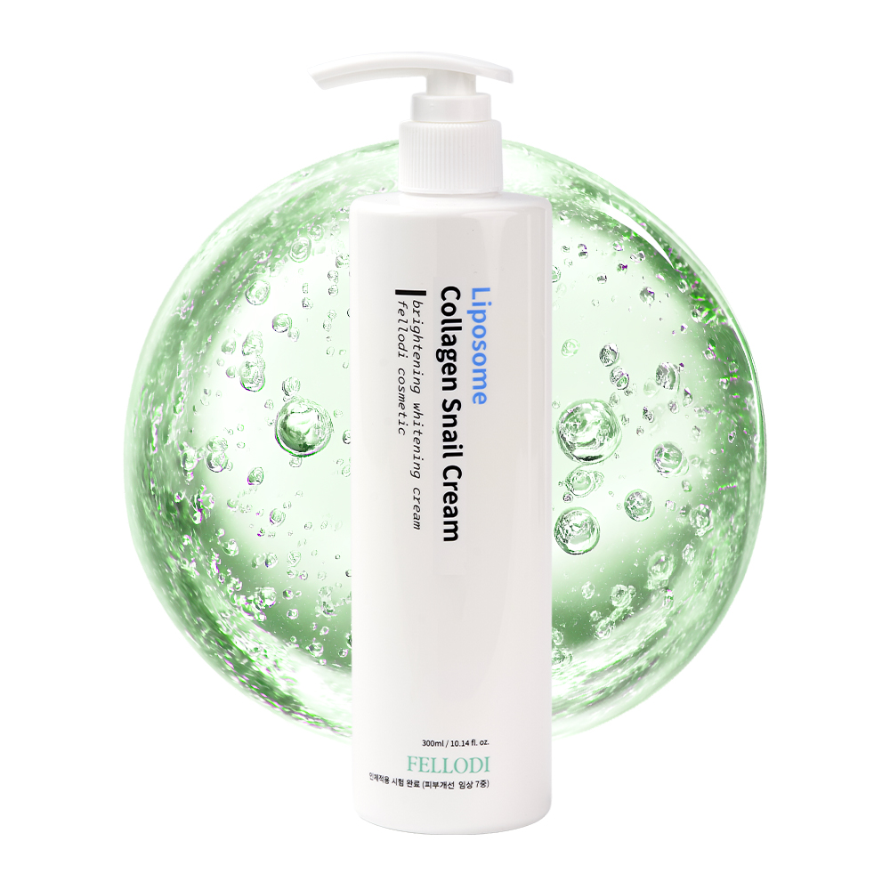 펠로디 리포좀 콜라겐 달팽이 크림 300ML 탄력 리프팅 수분 에센스 앰플 미백 기미 재생 - 상품 이미지