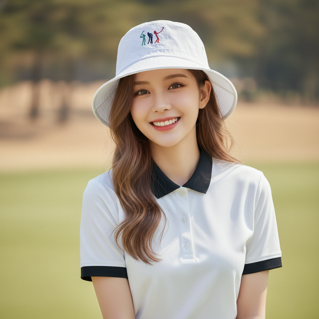 국내제작 경량 골프 버킷햇 스윙모션 벙거지모자 자외선차단모자 - 상세 이미지 3
