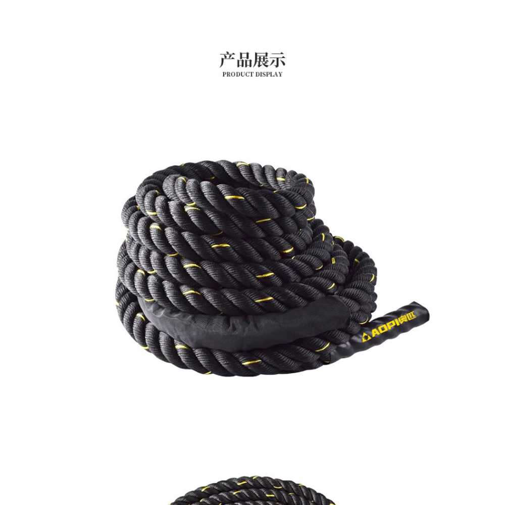 크로스핏 배틀로프 전신 체력 강화 웨이트 운동용 줄 3.8mm 9m AP-3809 - 상세 이미지 3