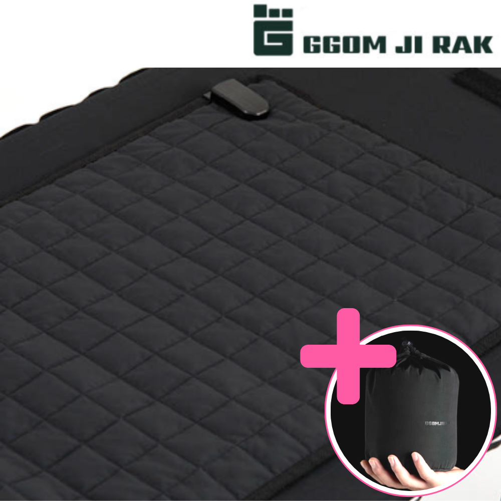 꼼지락 캠핑 탄소 매트 전기 온열 블랙 이노베이션 usb 12v