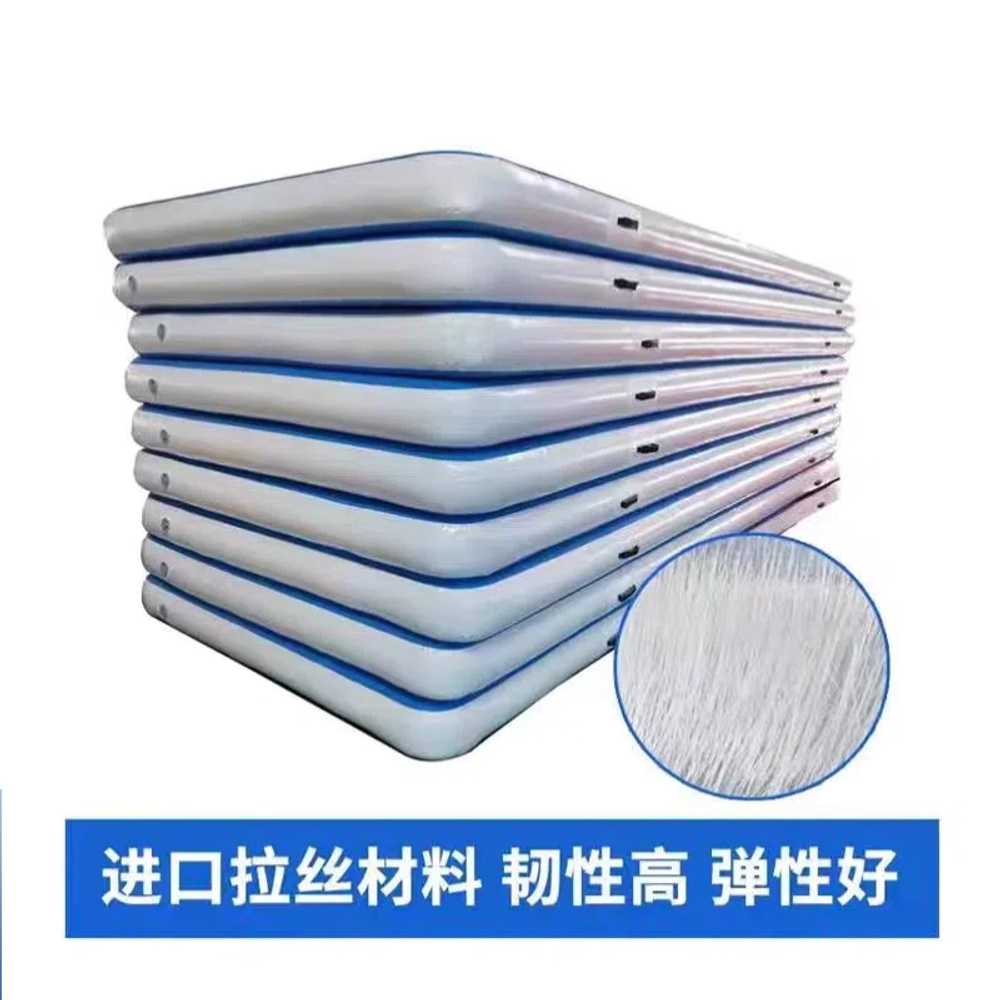 점핑 에어 매트 팽창식 태권도 줄넘기 댄스 쿠션 패드 1x2mx20cm 이미지 6