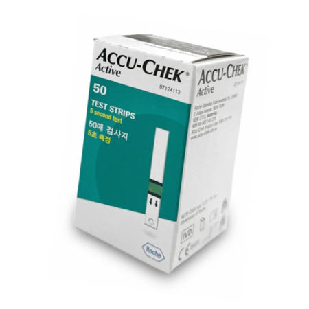 아큐첵 액티브 혈당검사지 50P 혈당측정시험지 혈당지