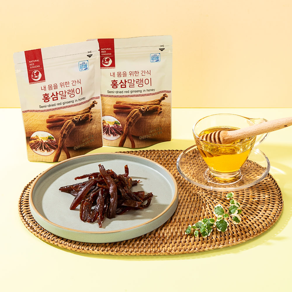 홍삼 말랭이 40g x 8개입 선물세트 320g (+쇼핑백증정) - 상세 이미지 2