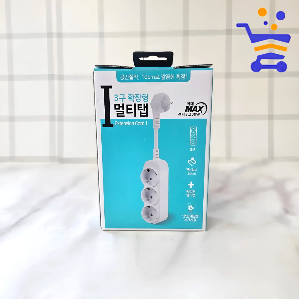 대성 I탭 확장형 멀티탭 3구 10cm (0365) - 상품 이미지