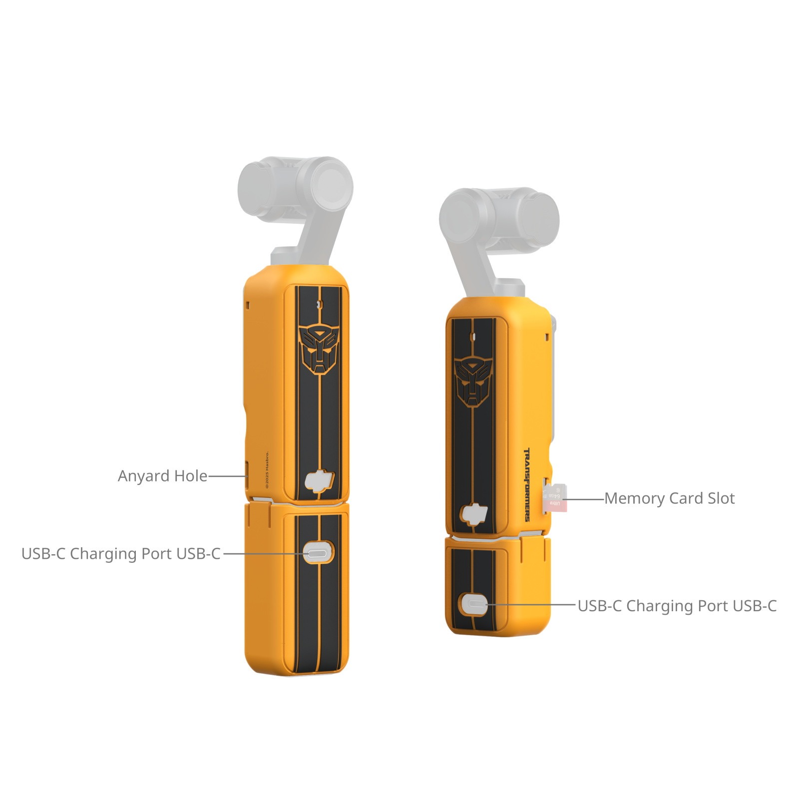 스몰리그 DJI Osmo Pocket 3 실리콘 케이스 키트 (베이직) 범블비 에디션 (5114) - 상세 이미지 3