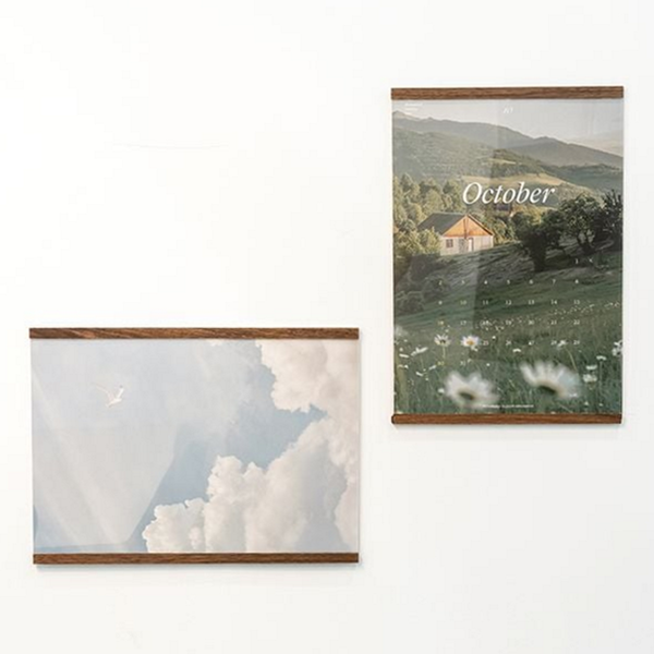 아크릴 벽걸이 액자 자석 투명 액자 사진 프레임