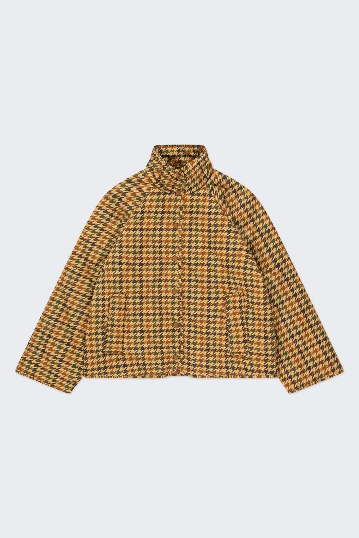 타이니코튼 클래식 체크 패딩 하이넥 숏패딩 AW24-677108 ONE COLOR - 상품 이미지