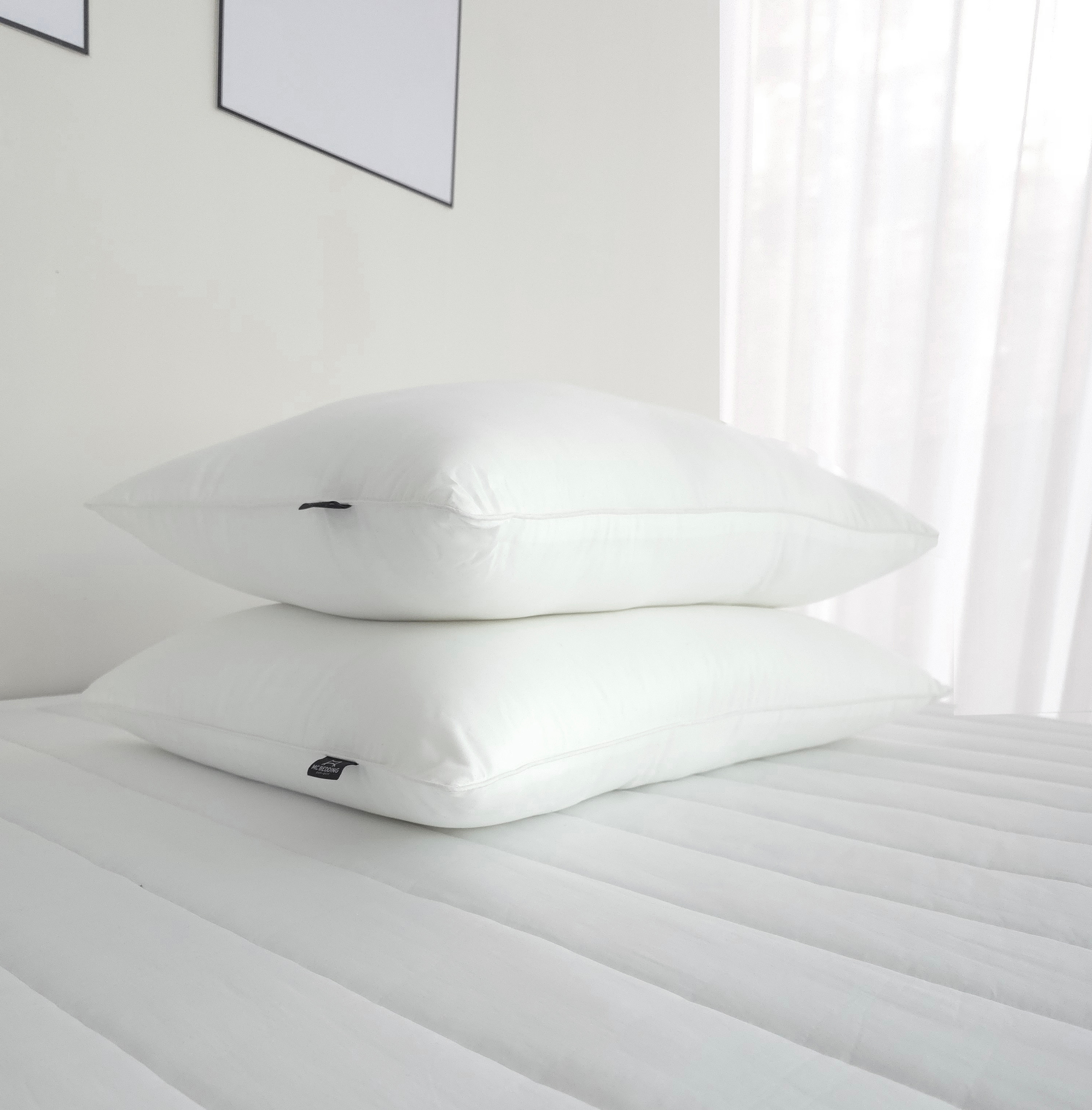 엠시베딩 안티더스트 알러지케어 항균 마이크로화이바 지퍼형 호텔 베개솜 (세탁가능/높이조절)