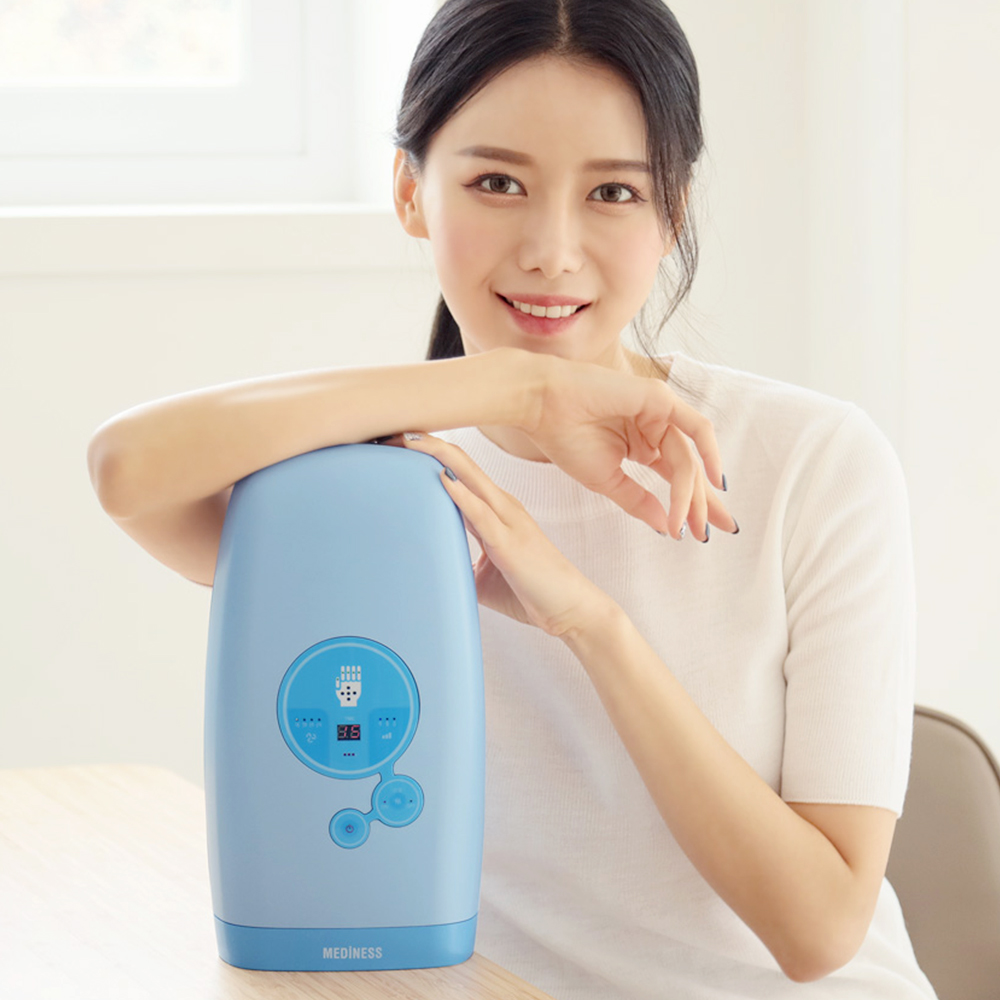 굿터치 안마기 핸드케어 온열 지정집중 손마사지기 MVP-3404 - 상품 이미지