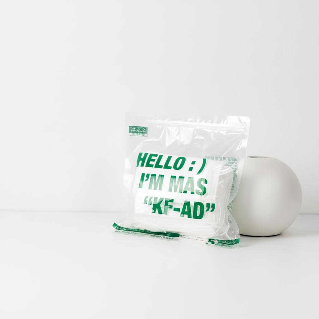 VBC KF-AD 보나 덴탈 마스크 50매 파우치 1봉 - 상품 이미지