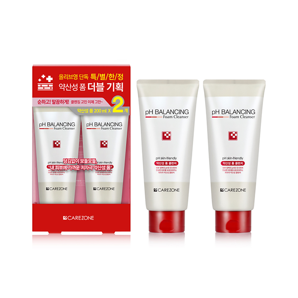 케어존 약산성폼클렌징 200 mL + 200 mL 더블 기획 - 상세 이미지 3