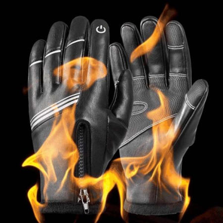 [위드윈]요술장갑 방수+방한 둘다지켜 싸나이 터치 가죽장갑 방한장갑