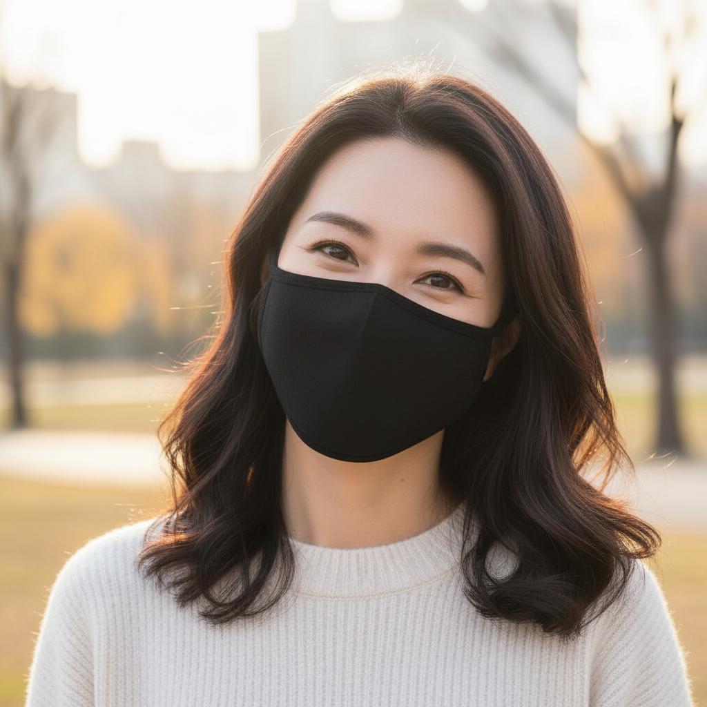 남녀공용 면마스크 순면마스크 천마스크 - 상품 이미지
