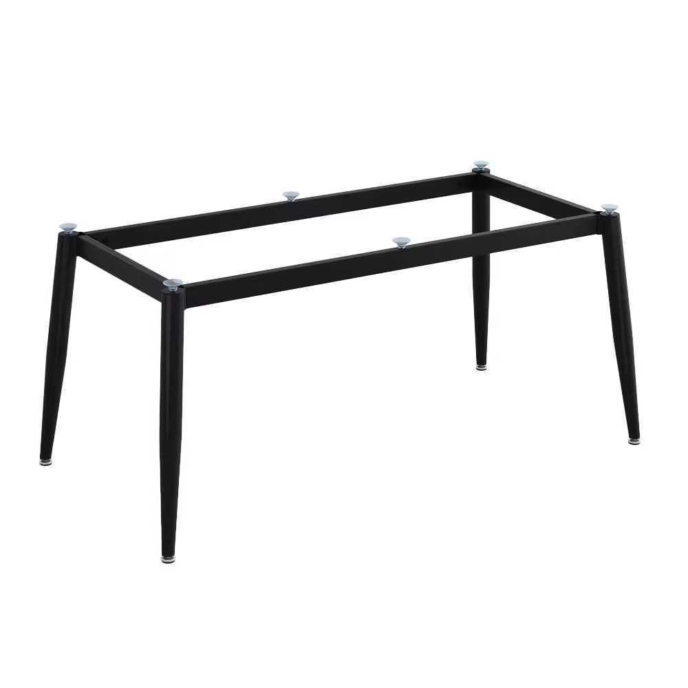 테이블 프레임 책상 다리 식탁 블랙 경량 조리대 쉘프 60x70cm - 상품 이미지