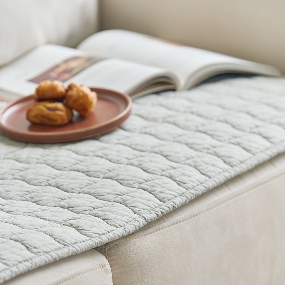 베네베딩 네이처 순면 논슬립 소파 패드 2인용