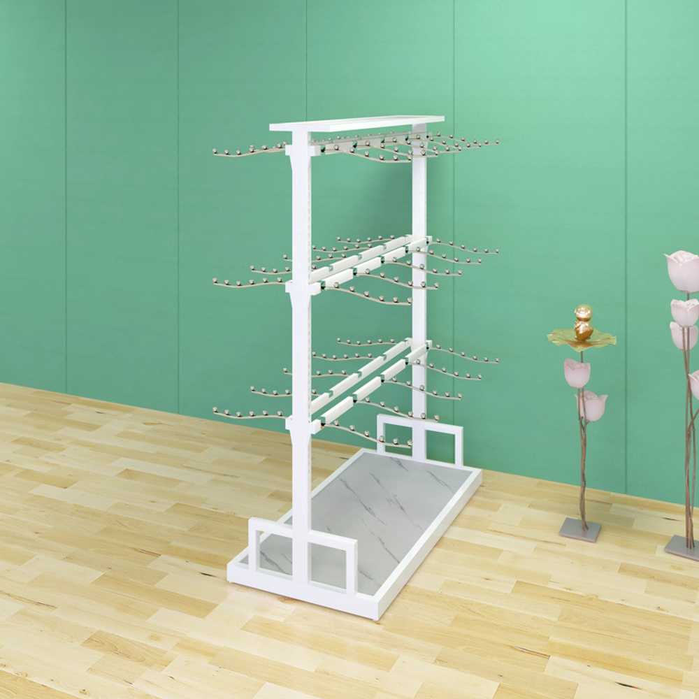 양말 진열대 속옷 거치대 휴대폰 걸이 액세서리 키링 80x50x140cm 블랙 - 상세 이미지 4