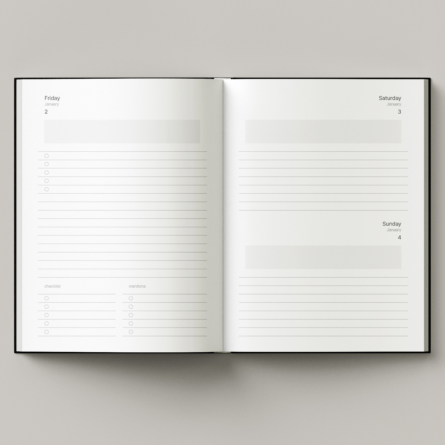 dna 2026년 양장 연간 먼슬리 위클리 데일리 연결되는 목표 스케줄 관리 다이어리