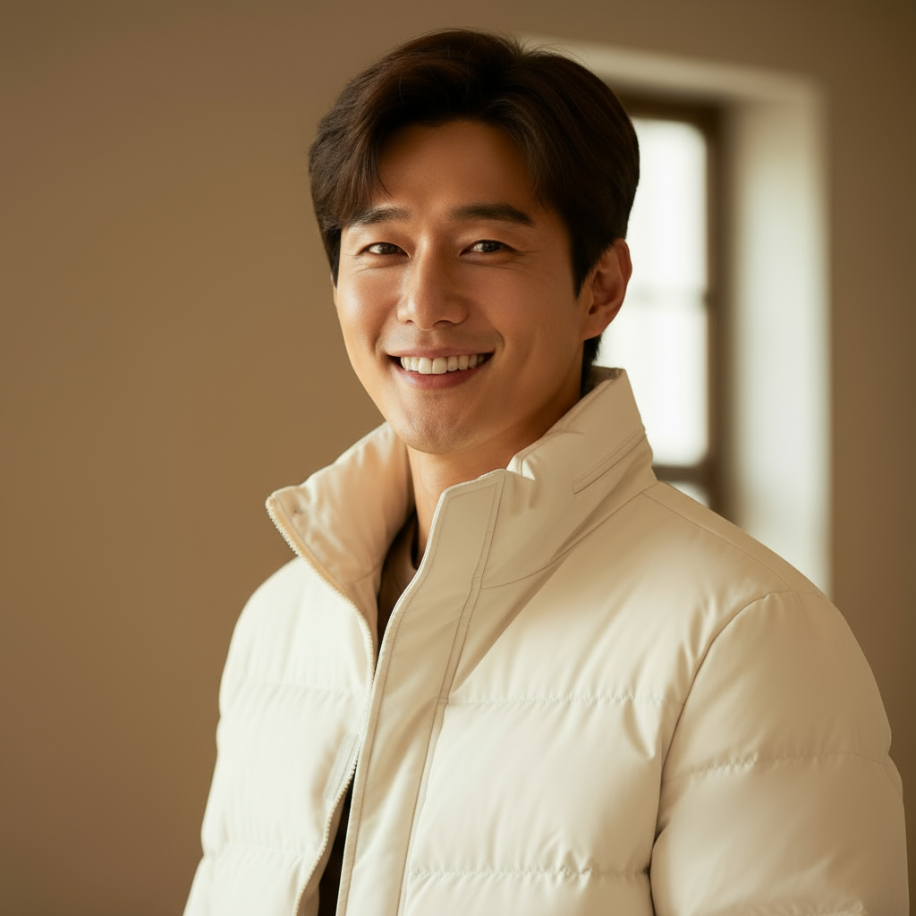 남성 경량 패딩 점퍼 방한 데일리 심플 남녀공용 빅사이즈 오버핏 - 상품 이미지