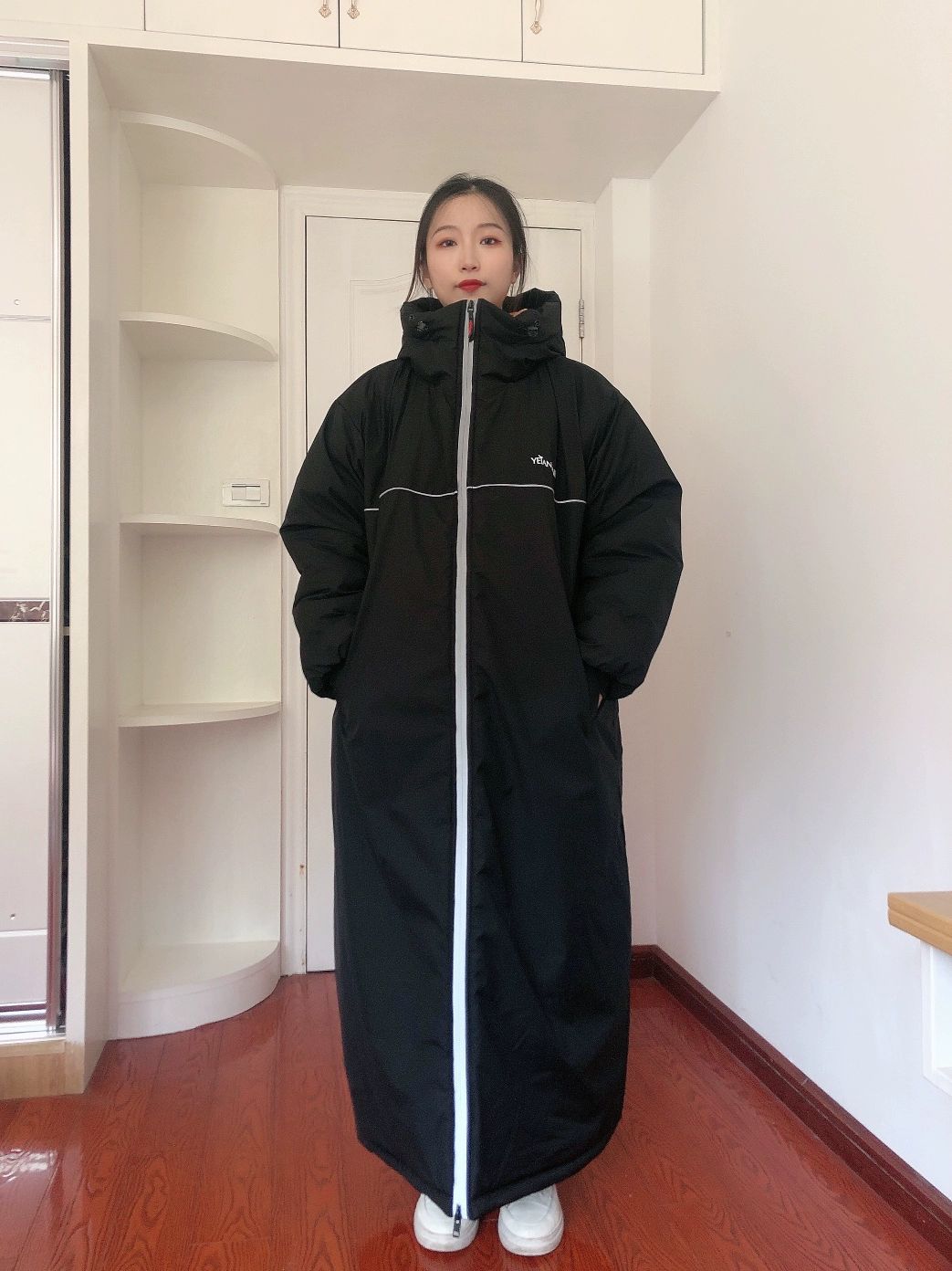 라이더 방한복 오토바이 겨울 배달용 방풍 보온 작업복 - 상세 이미지 4