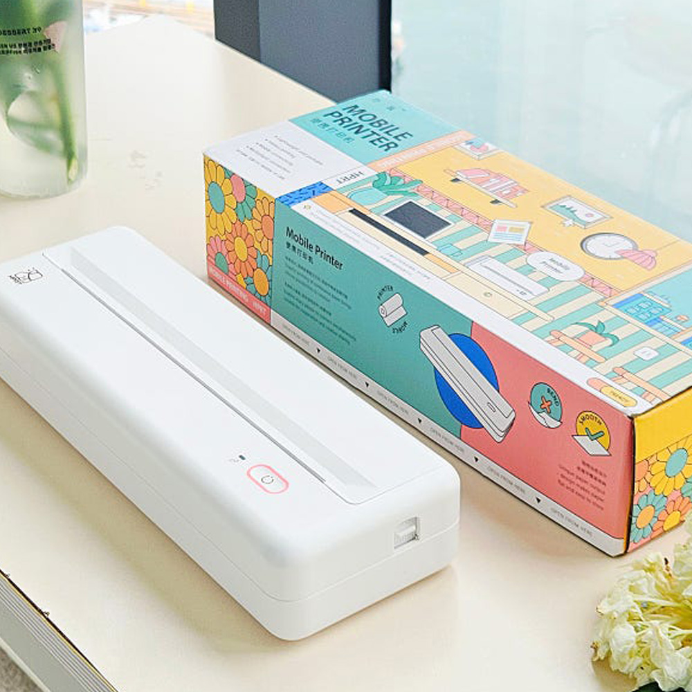클레버 휴대용 블루투스 무잉크 열전사 포터블 A4 미니프린터 무선프린트 MT810 - 상세 이미지 2