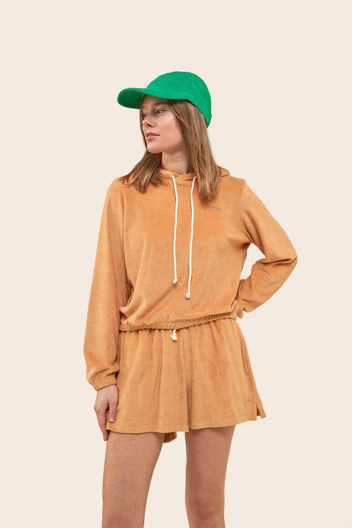 타이니코튼 캐주얼 크롭 후드티 Sudadera Rizo SS22-645J20 ONE COLOR - 상세 이미지 5