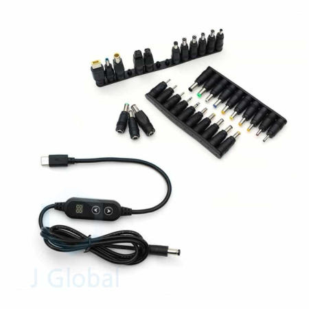 CtoDC 충전케이블 60W 변환젠더 34종세트 변환잭 전선