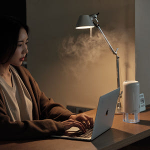 알리사 숲속안개 가습기 미니 사무실 초음파 휴대용 탁상용 무선 소형 충전... 개봉기 | 실사용 후기 - 상품 이미지 4