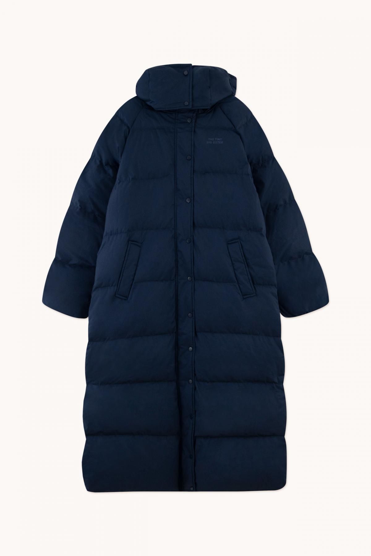 타이니코튼 오버핏 롱패딩 다운 점퍼 아우터 AW24-772107 ONE COLOR - 상품 이미지