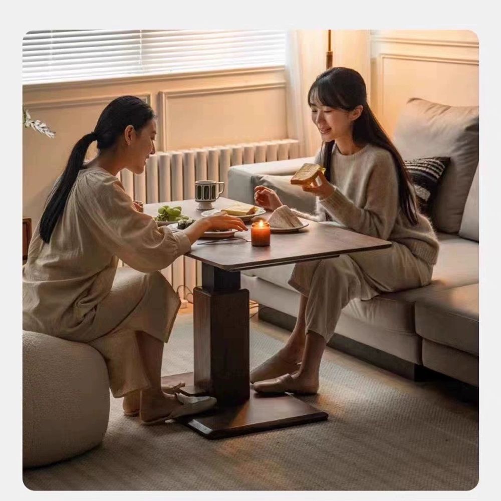 리프팅테이블 거실 좌식 인테리어 기능성 딥월넛 변신 - 상세 이미지 4