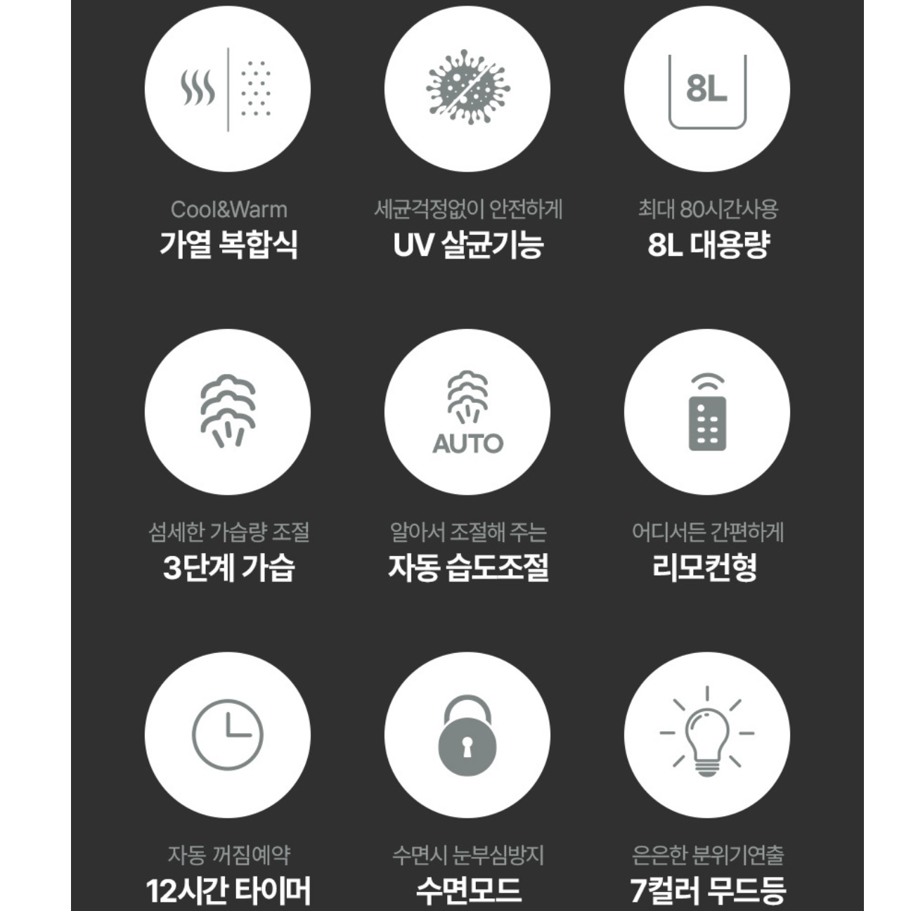 매장 영업용 업소용 가습기 사무실 대형 가습기 UV살균가습기