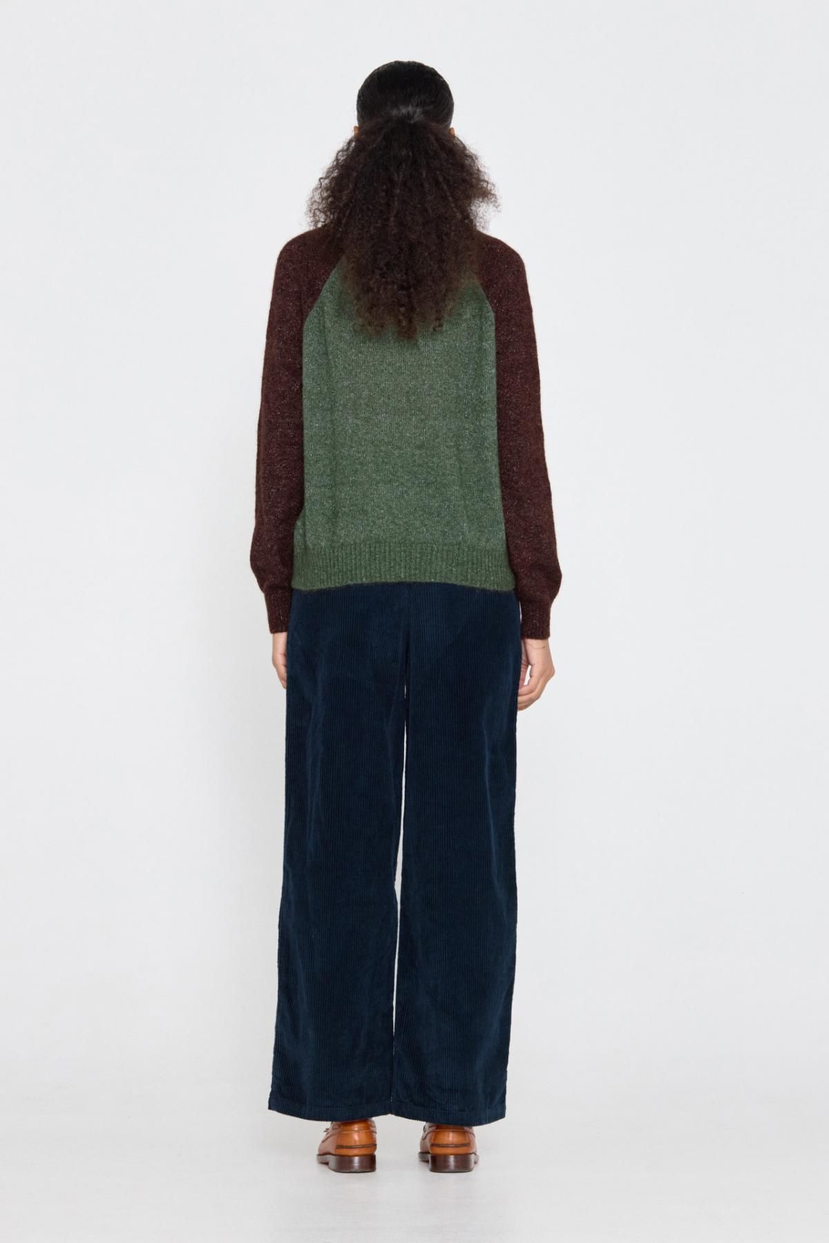 타이니코튼 코듀로이 와이드 팬츠 AW24-634107 NAVY - 상세 이미지 5
