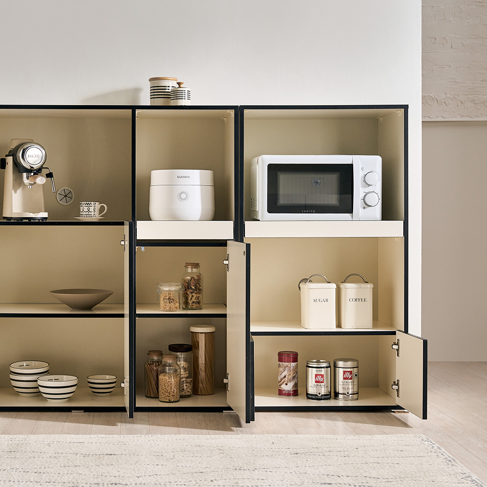 바스포르 뮤트 1200 주방 수납장 밥솥 렌지대형